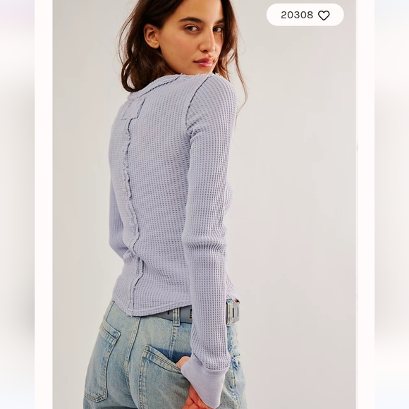 We The Free Roll With It Thermal - Icelandic Blue - Women’s Large - NWT - Picture 2 of 8